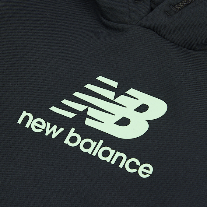 New Balance Set French Terry Stacked Logo Hoodie & Jogger schwarz 94368 4