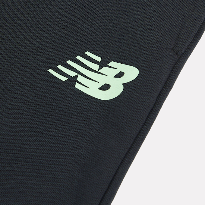 New Balance Set French Terry Stacked Logo Hoodie & Jogger schwarz 94368 5