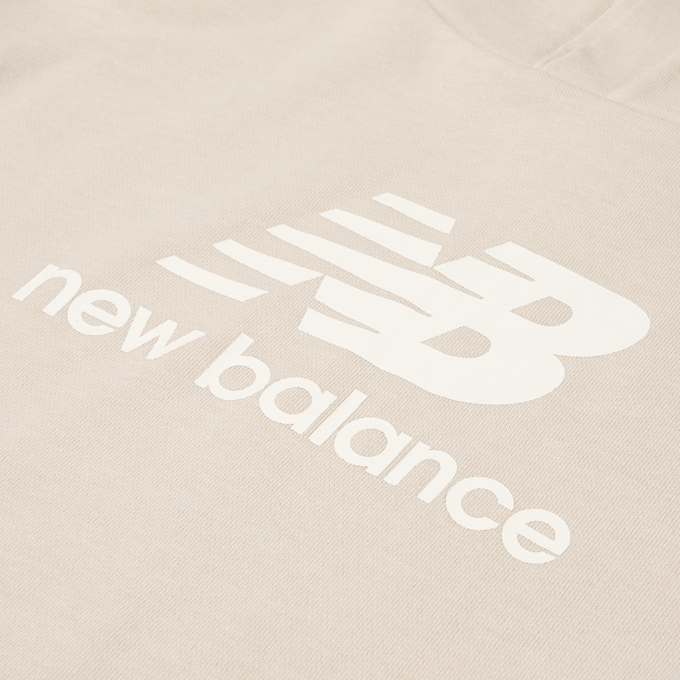 New Balance French Terry Stacked Logo Crew & Jog Set beż 94377 3