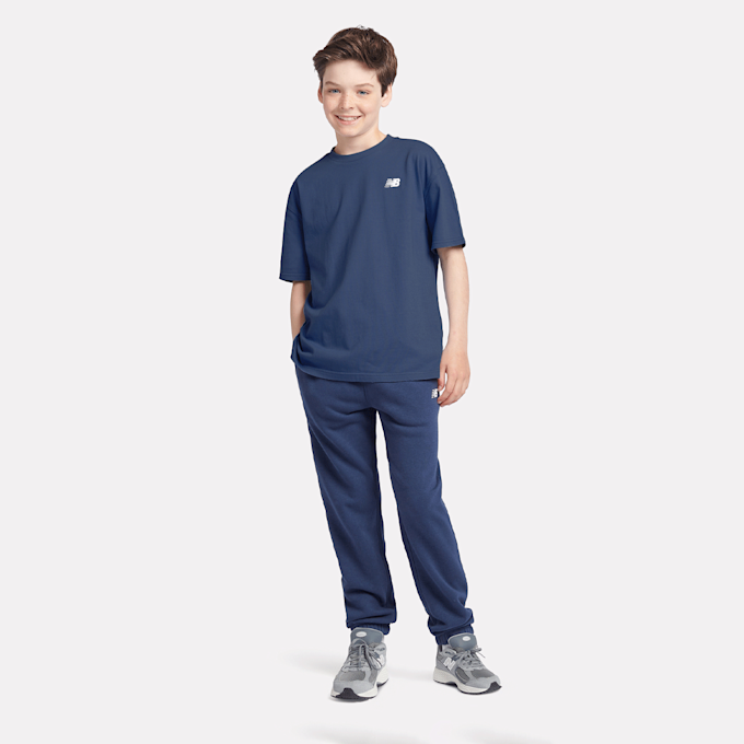 New Balance Jersey Small Logo Tee bleu 94384 5