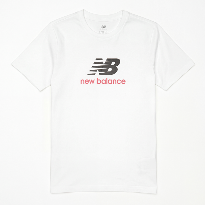 New Balance Jersey Stacked Logo Tee bijela 94381 1