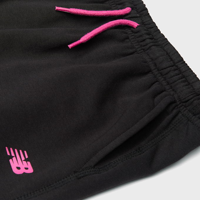 New Balance Linear Logo French Terry Zip Hoodie and Jog Set schwarz 94390 8