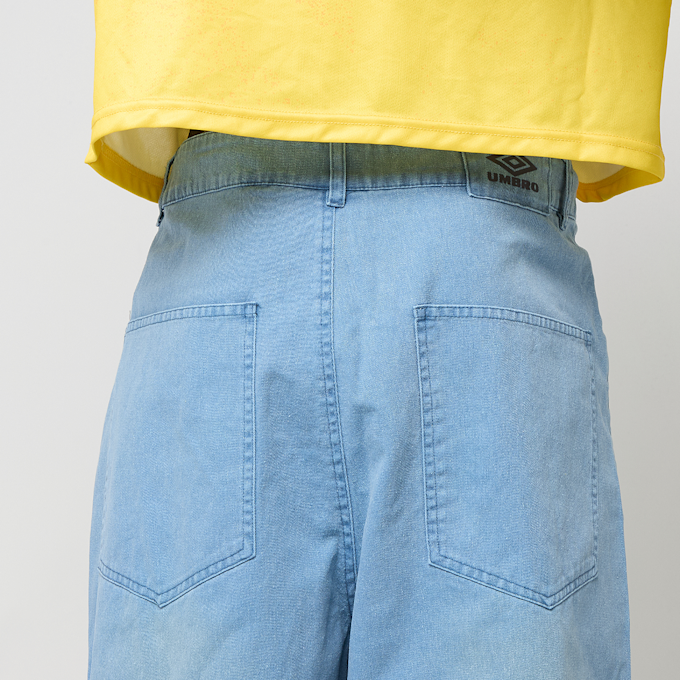 Umbro Washed Drill Shorts blu 94333 4