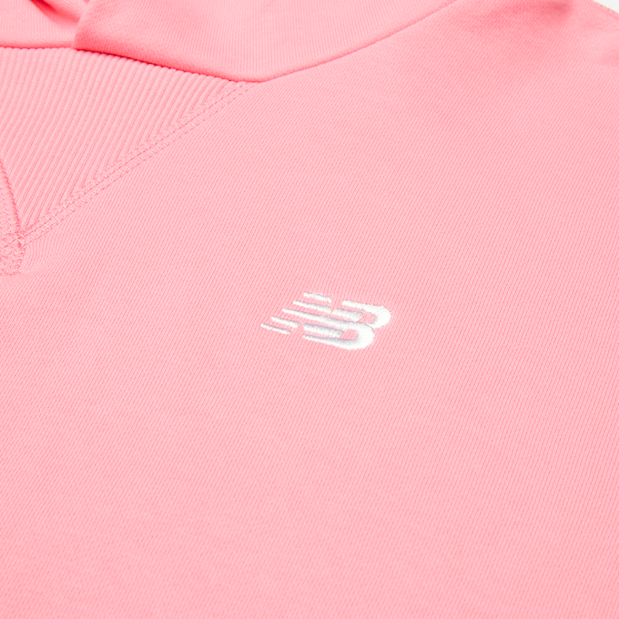 New Balance Small Logo Hoodie rosa  94385 3