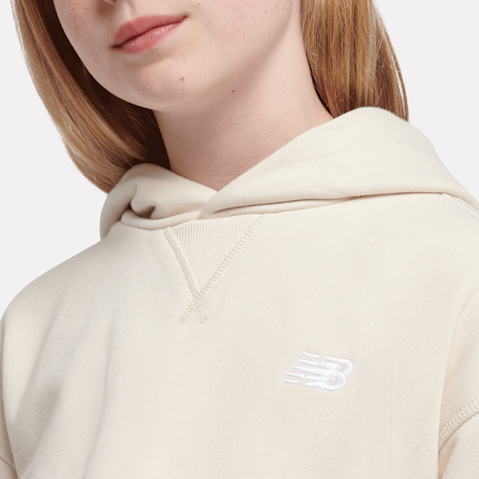 New Balance Small Logo Hoodie bež 94387 4