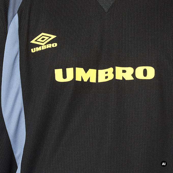 Umbro Panelled Longsleeve Jersey zwart 94358 3