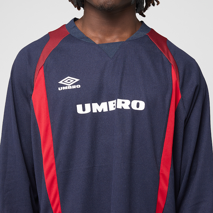 Umbro Panelled Long Sleeve Jersey blau 94349 3