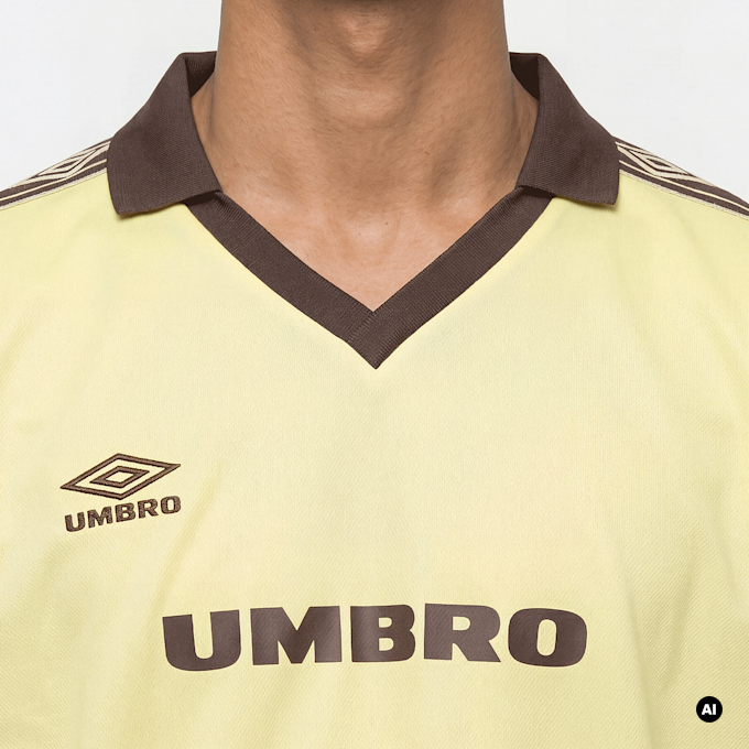 Umbro Taped Longsleeve Jersey gelb 94350 3