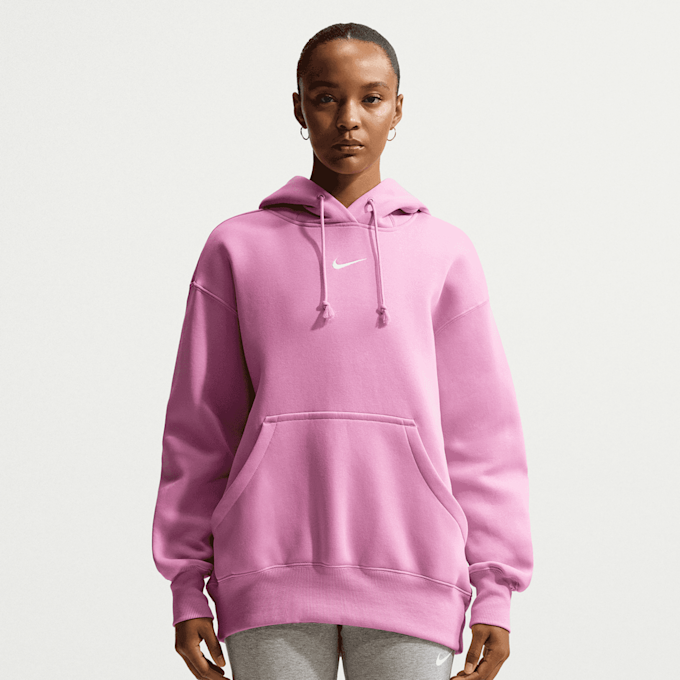 Nike   Sportswear Phoenix Fleece Oversized Hoodie roza 94585 1