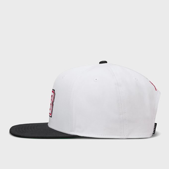 Jordan Pro Structured Flat Bill Hat blanco 94753 2