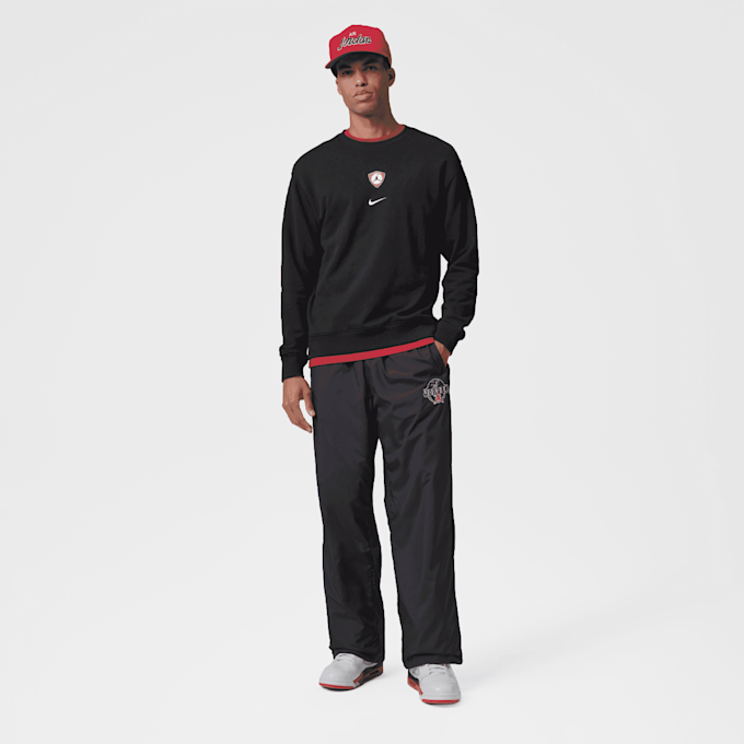 Jordan Flight Fleece Crew Neck negro 94792 6
