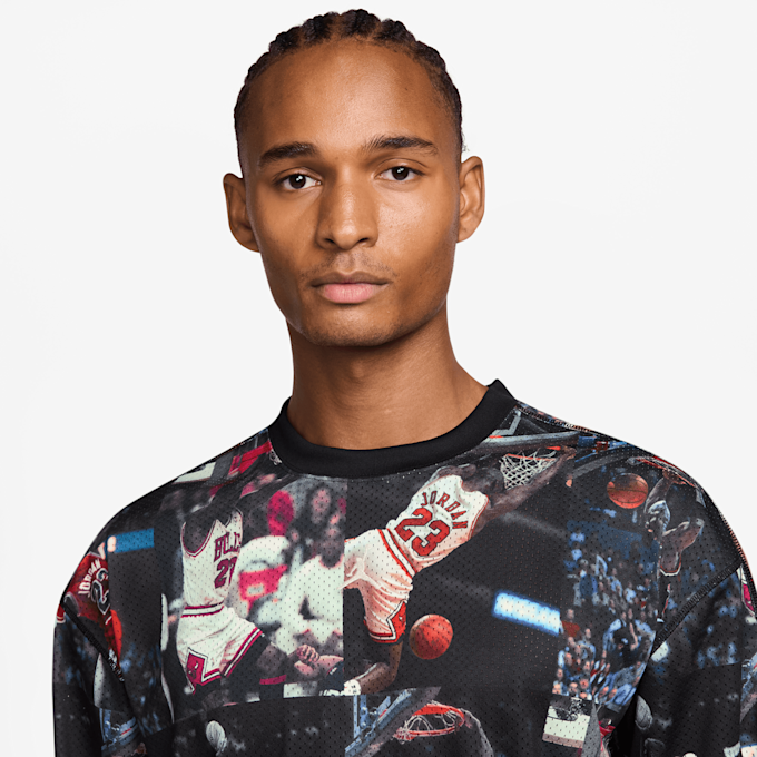 Jordan Flight Printed Long-Sleeve Jersey multicolorido 94797 3