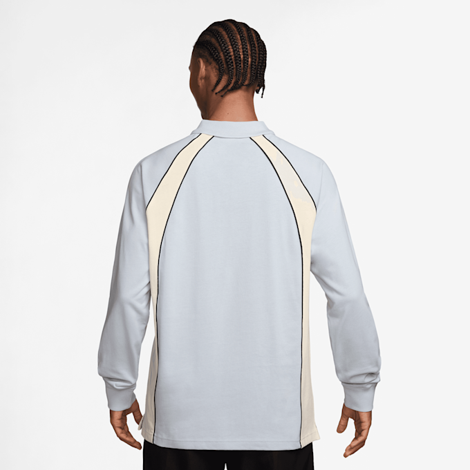 Jordan Flight Long-Sleeve Polo Jersey bleu 94762 2