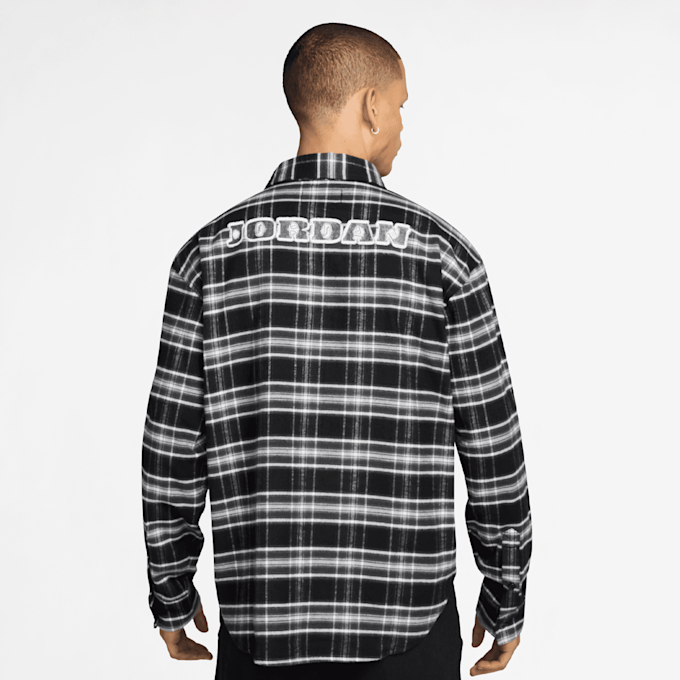 Jordan Brooklyn Flannel Graphic Longsleeve noir 94770 2