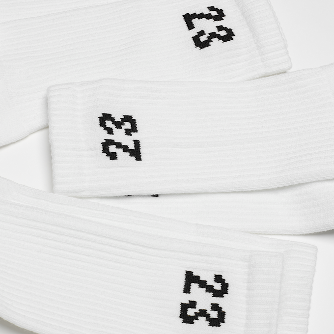 Jordan 3 PACK - Essential Crew Socks bijela 94863 2