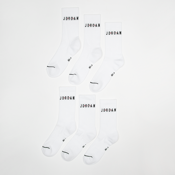 Jordan 6 PACK - Everyday Crew Socks blanc 94859 1