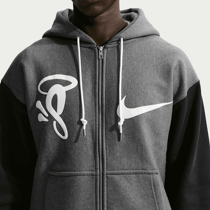 Nike Solo Swoosh x Central Cee Fleece Hoodie grau 94874 3