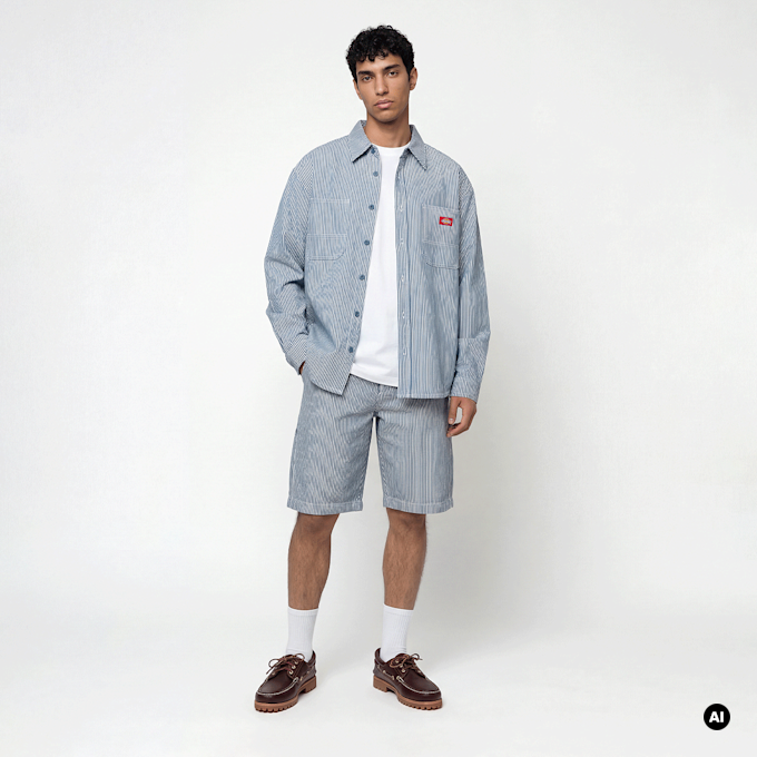 Dickies 11 Inch Hickory Carpenter Short bleu 94930 5