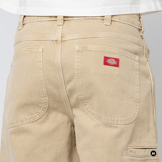 Dickies 958 13 Inch Loose Short Jeans beige 94928 4