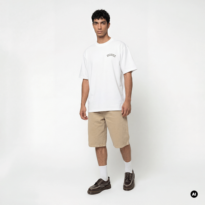Dickies 958 13 Inch Loose Short Jeans beige 94928 5