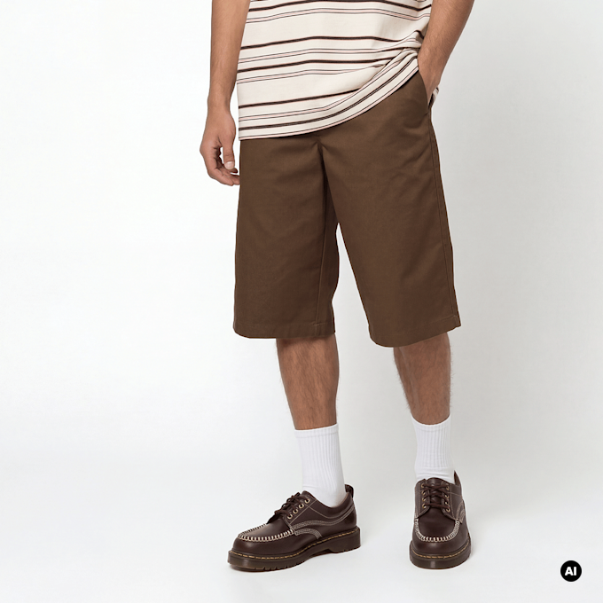 Dickies Union 17 Inch Twill Short castanho 94926 1