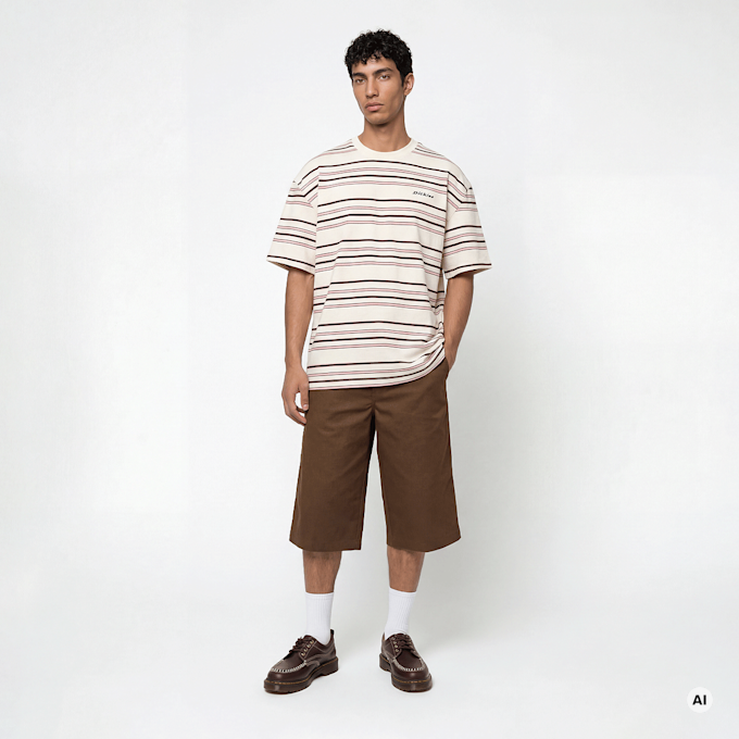Dickies Union 17 Inch Twill Short braun 94926 5