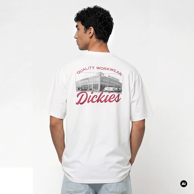 Dickies Wellsville Shortsleeve Tee branco 94949 1