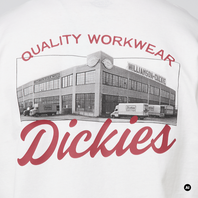 Dickies Wellsville Shortsleeve Tee blanc 94949 3