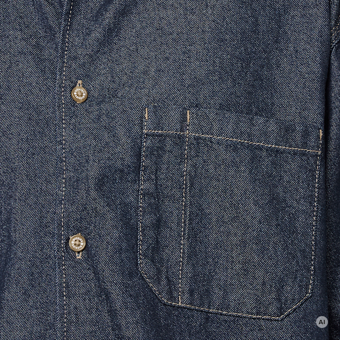 Dickies Denim Shortsleeve Shirt blau 94950 4