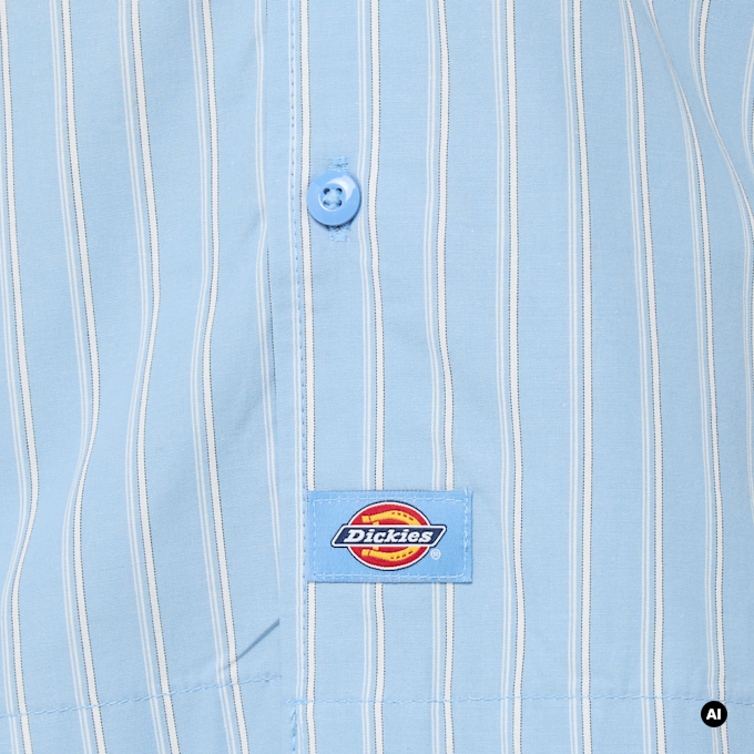 Dickies Venedocia Stripe Shortsleeve Shirt azul 94951 4
