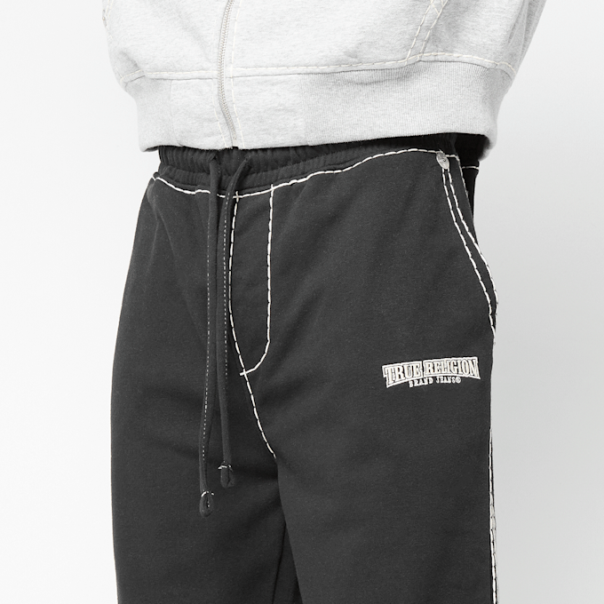 True Religion Taped Super T Baggy Sweats preto 95078 5