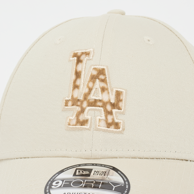 New Era 9Forty Faux Pony Infill MLB Los Angeles Dodgers beige 95111 4