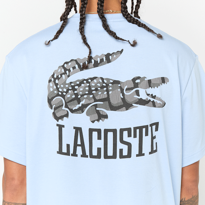 Lacoste T-Shirt Backprint azul 95261 3
