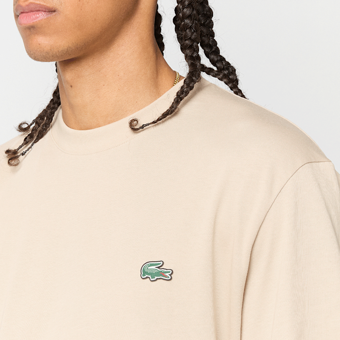 Lacoste T-Shirt Backprint beż 95264 4