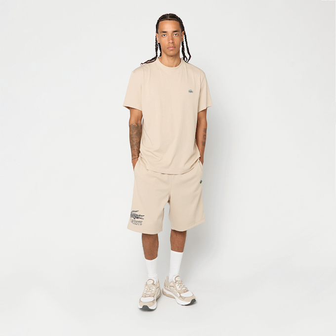 Lacoste T-Shirt Backprint bež 95264 5