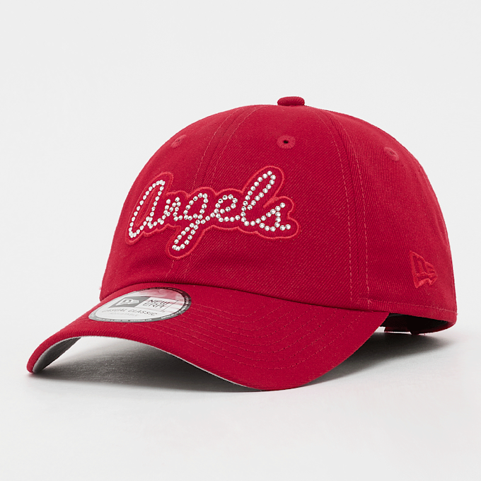 New Era FEMALE CC Rhinestone 28211 MLB Anaheim Angels rojo 95436 1