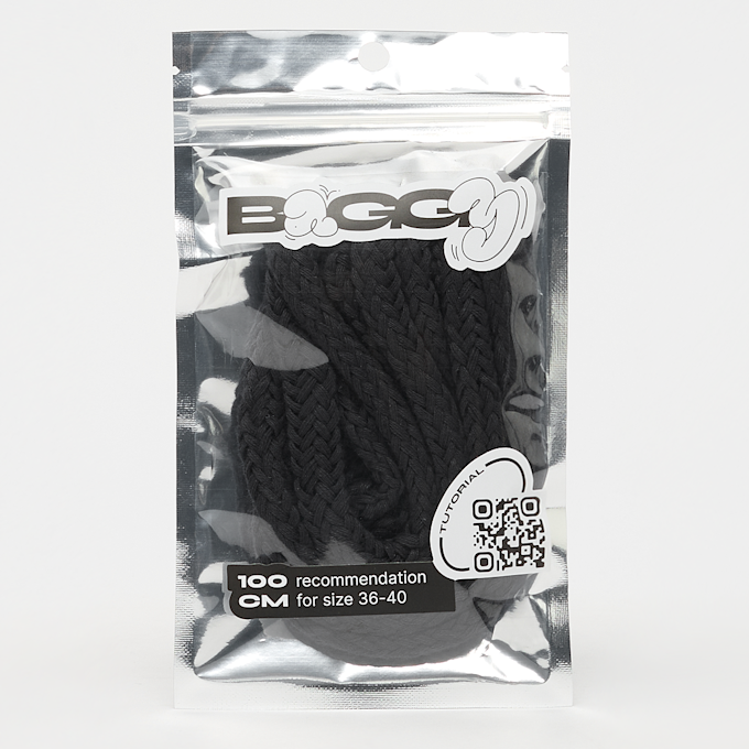 BAGGY Cord Laces 100cm preto 95428 1