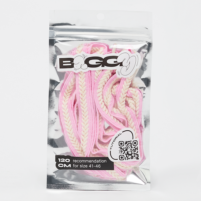 BAGGY Braid Cord Laces 120cm beige 95439 1