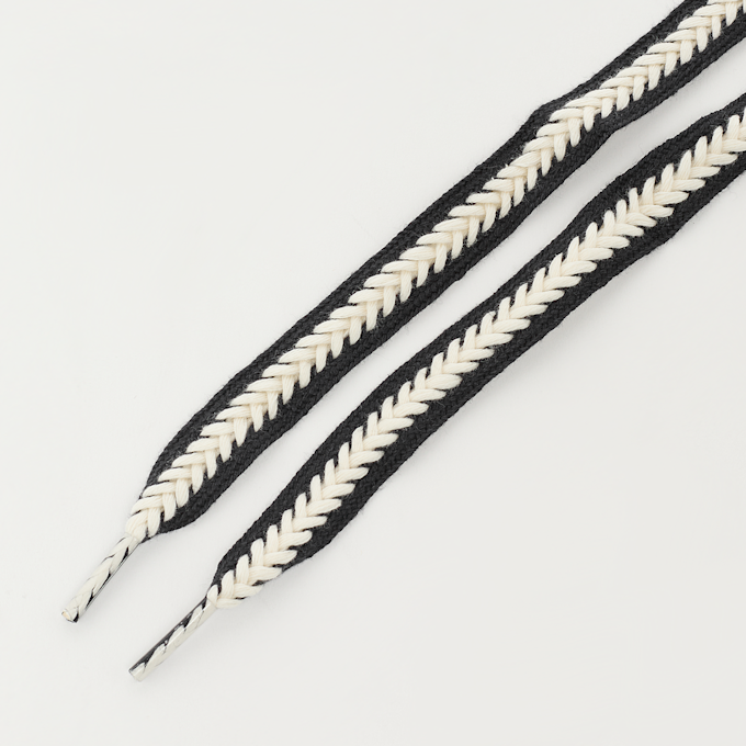 BAGGY Braid Cord Laces 120cm zwart 95450 2