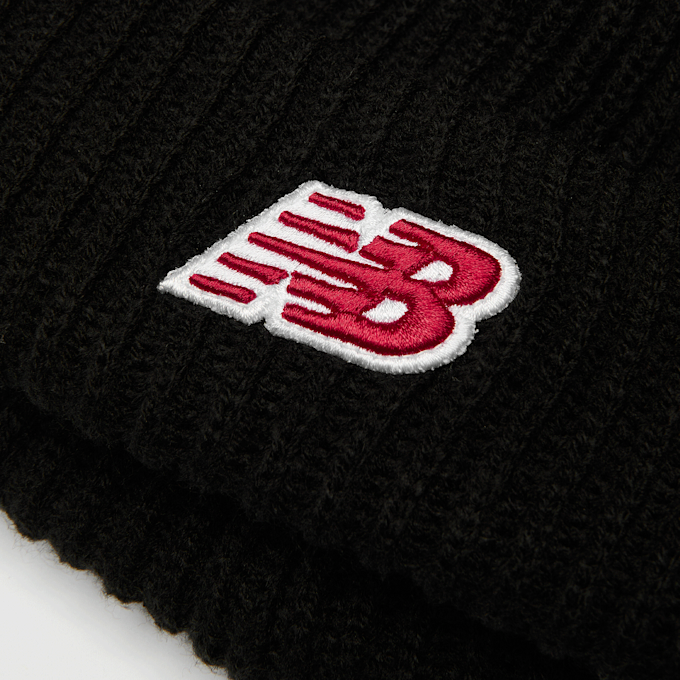 New Balance '47 Cuff Knit Solid Warf Patch zwart 95453 3
