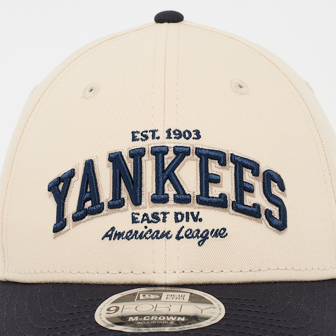 New Era 9FORTY MC Wordmark MLB New York Yankees beige 95472 4