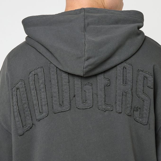 New Era MLB Washed Fullzip Hoodie Los Angeles Dodgers grigio 95551 4