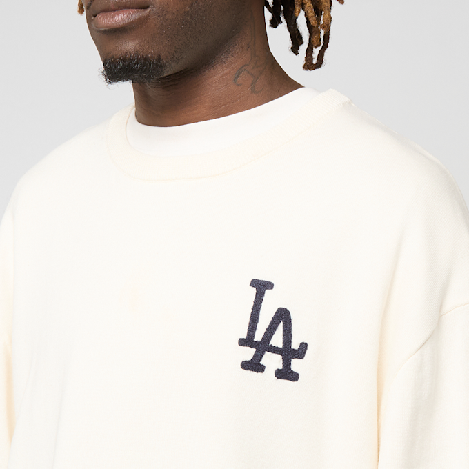 New Era MLB Essential Knit Sweater Los Angeles Dodgers beige 95544 3