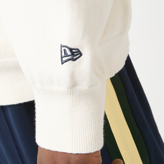 New Era MLB Essential Knit Sweater Los Angeles Dodgers bege 95544 4