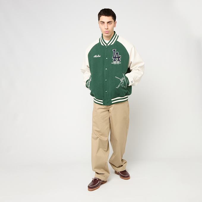New Era MLB Varsity Jacket Los Angeles Dodgers zelena 95559 7