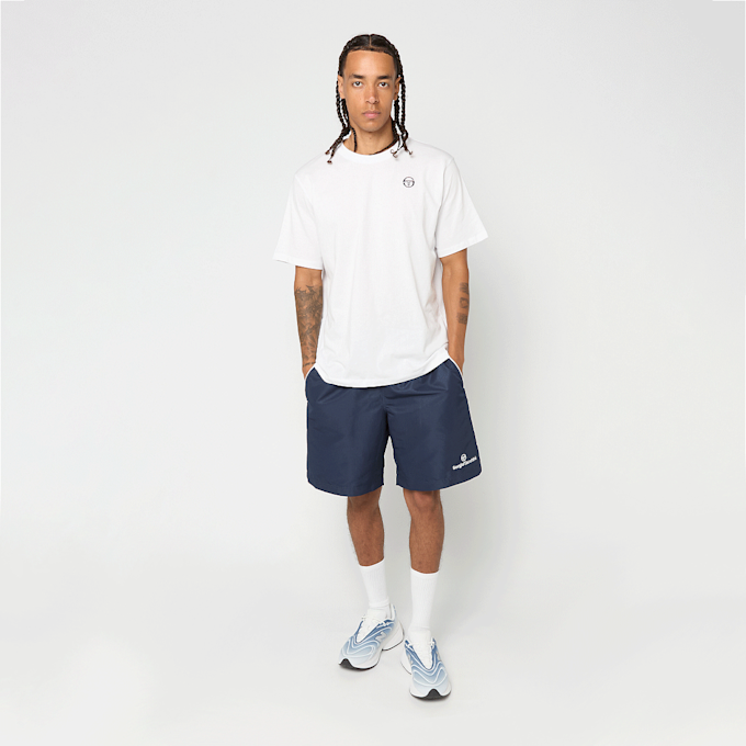 Sergio Tacchini Regular Fit-Shorts aus Fleece blau 95590 4