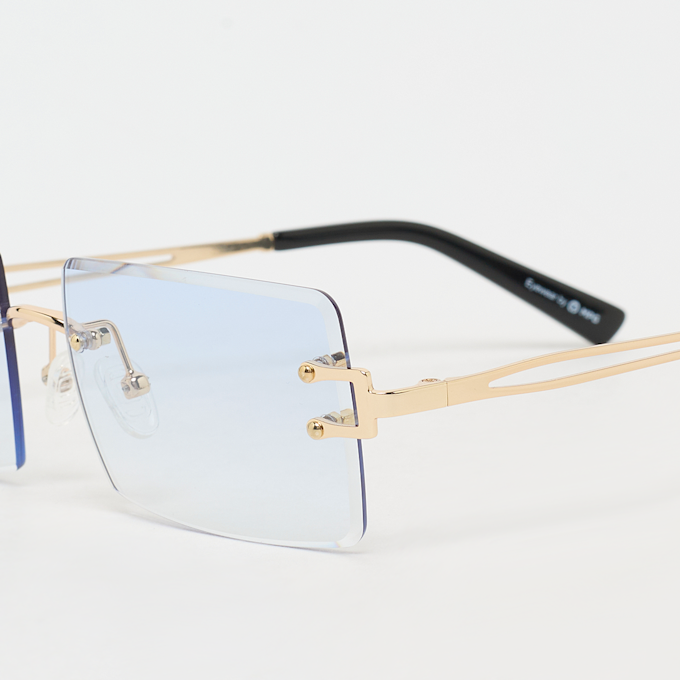 Karl Kani Frameless Sunglasses bleu 95709 4