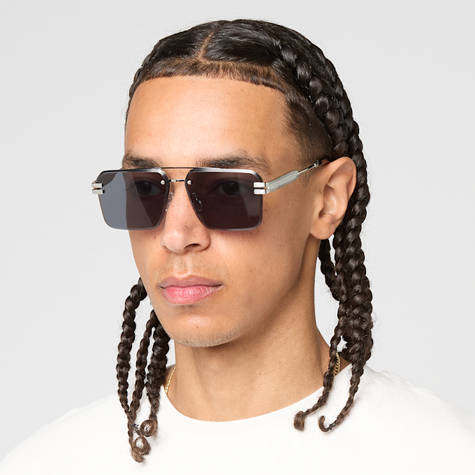Karl Kani Signature Metal Framed Sunglasses czarny 95713 1