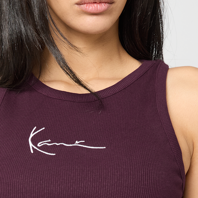 Karl Kani Small Signature Essential Racer Rib Top roze 95867 3
