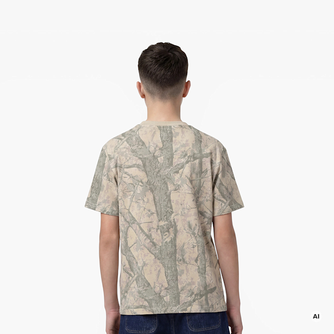 Karl Kani Heritage Wood Camo T-Shirt Junior mimetico 96082 2